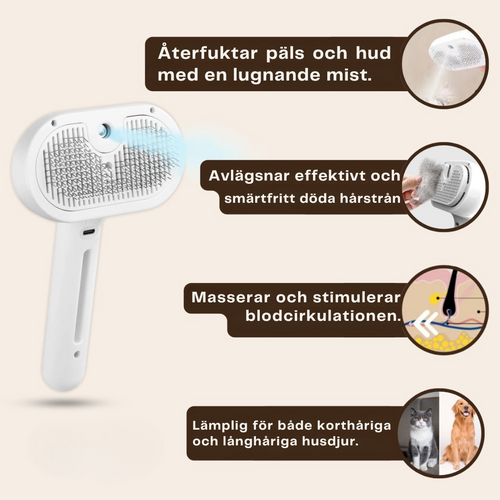 Nordipawes™  SilkBrush Pro Professionell Pälsvårdsborste för Husdjur